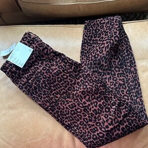 LOFT High Rise Skinny Jeans Animal Print | Size 27 | The Skinny Fit